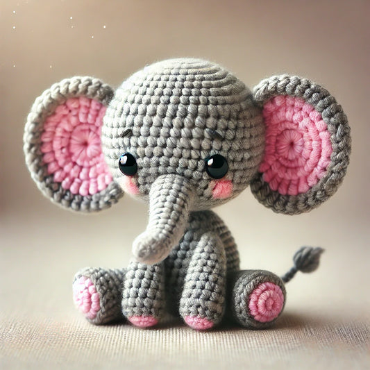 Crochet Pattern Elephant - The Crochetz